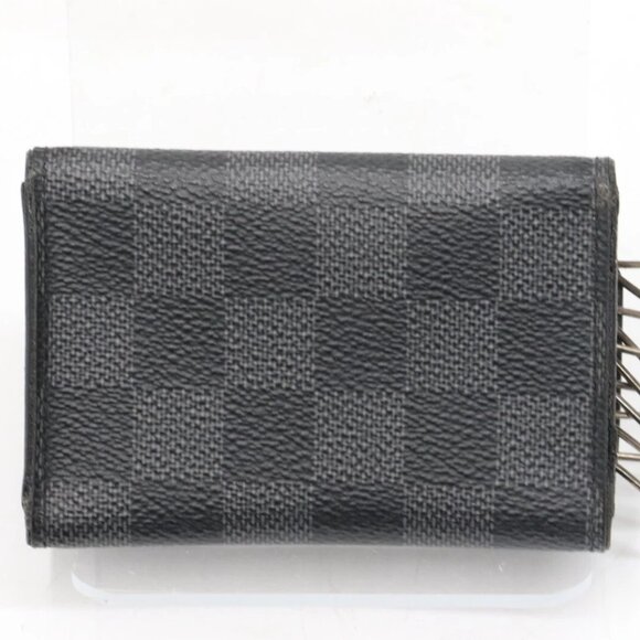 Louis Vuitton Damier Graphite 6 Key Holder Case Wallet - Picture 3 of 16